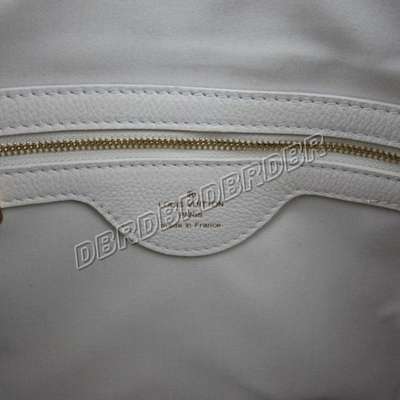 discount louis vuitton handbags leather n41295 beige white wholesale