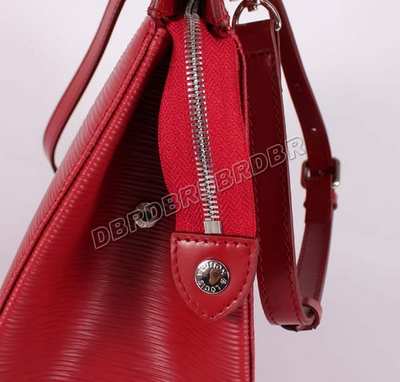 discount louis vuitton handbags epi leather m40332 purplish red wholesale