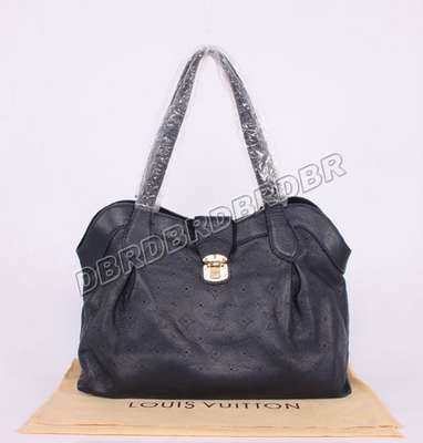 Discount Louis Vuitton Handbags Monogram Mahina M93465 blue Wholesale
