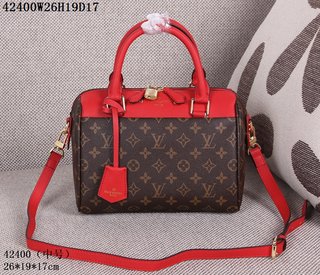 LV 42400 Monogram shoulder bag with Red Handle 35359