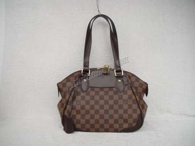 Discount Louis Vuitton Handbags Damier Ebene Canvas N41117 Coffee Wholesale