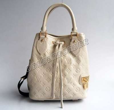 discount louis vuitton handbags leather m97014 beige white wholesale