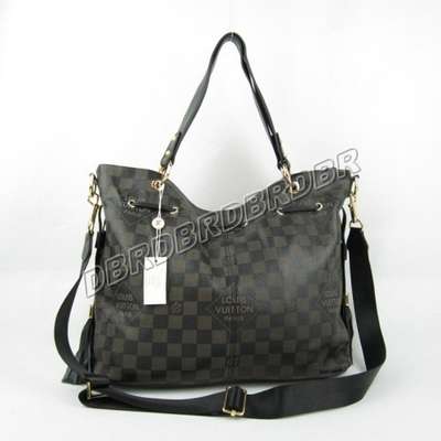 discount louis vuitton handbags leather n41299 black wholesale
