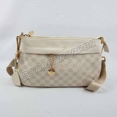 discount louis vuitton handbags leather n9872 beige white wholesale