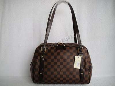 Discount Louis Vuitton Handbags Damier Ebene Canvas N41158 Coffee Wholesale