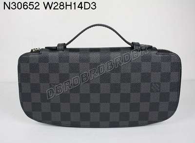 Discount Louis Vuitton Handbags Damier Graphite Canvas N30652 black Wholesale