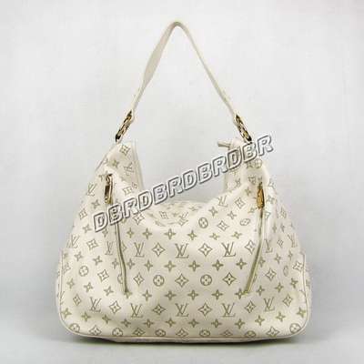 discount louis vuitton handbags leather m40354 beige white wholesale