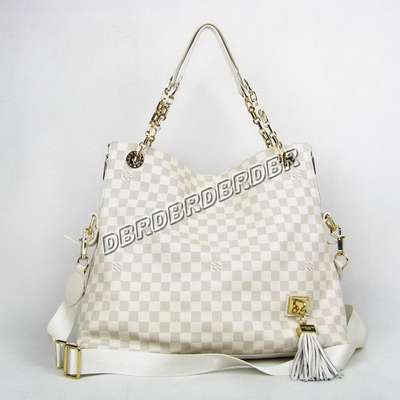 discount louis vuitton handbags leather n95130 beige white wholesale