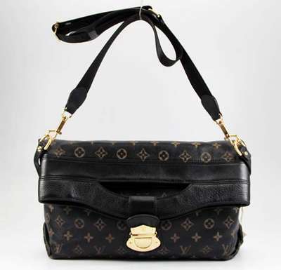 discount louis vuitton handbags leather m98023 black wholesale