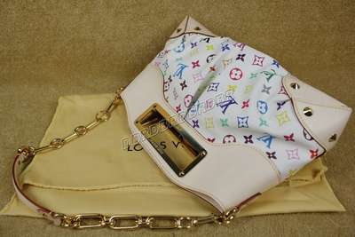 discount louis vuitton handbags monogram multicolore m40257 white multicolor wholesale