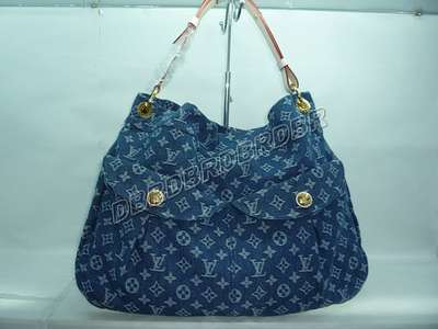 discount louis vuitton handbags monogram denim m40492 qlan wholesale