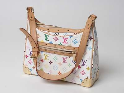 Discount Louis Vuitton Handbags Monogram Multicolore M92660 white Wholesale