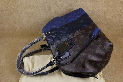 discount louis vuitton handbags monogram canvas m40504 blue wholesale