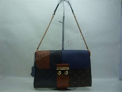 discount louis vuitton handbags monogram canvas m40505 blue wholesale