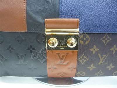 discount louis vuitton handbags monogram canvas m40505 blue wholesale