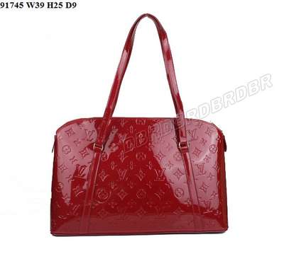 Discount Louis Vuitton Handbags Monogram Vernis 91745 red Wholesale